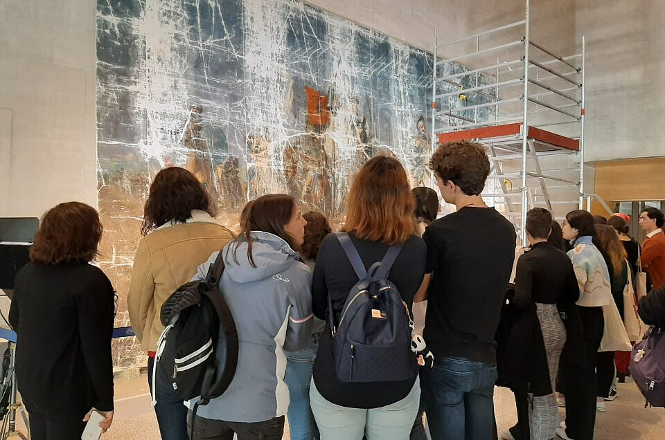 JORNADA DIVULGATIVA RESTAURACIÓN CUADRO «LOS COMUNEROS DE CASTILLA» – JUAN PLANELLA