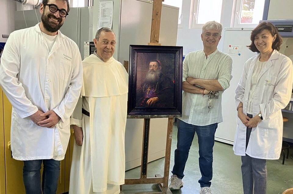ENTREGA DE «RETRATO» RESTAURADO EN LA ESCUELA AL MUSEO DEL MONASTERIO DE SANTO TOMÁS