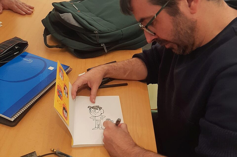 Ponencia Paco Sordo – CFGS en Cómic – CFGS en Ilustración | Encuentros Literarios en Escuelas de Arte. Dibujantes de Historias